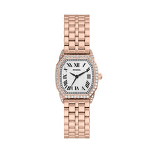 Load image into Gallery viewer, Fossil Harlow Rose Gold Analogue Watch ES5525
