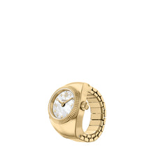 Load image into Gallery viewer, Fossil Watch Ring Gold Tone Analogue Watch ES5535