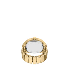 Load image into Gallery viewer, Fossil Watch Ring Gold Tone Analogue Watch ES5535