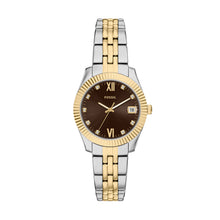 Load image into Gallery viewer, Fossil Scarlette Two Tone Analogue Watch ES5539