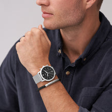 Load image into Gallery viewer, Neutra Chronograph Stainless Steel Mesh Watch and Bracelet Box Set