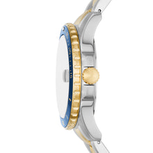 Load image into Gallery viewer, Fossil Blue Dive Three-Hand Date Two-Tone Stainless Steel Watch
