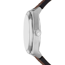 Load image into Gallery viewer, Everett Three-Hand Date Brown Leather Watch
