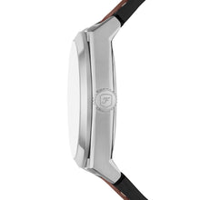 Load image into Gallery viewer, Everett Three-Hand Date Brown Leather Watch and Bracelet Set