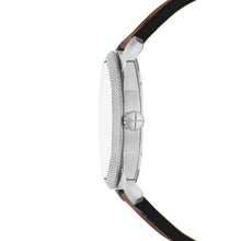 Load image into Gallery viewer, Machine Three-Hand Date Brown Leather Watch