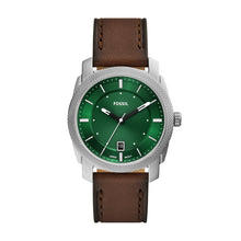 Load image into Gallery viewer, Machine Three-Hand Date Brown Leather Watch