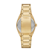 Load image into Gallery viewer, Everett Three-Hand Date Gold-Tone Stainless Steel Watch