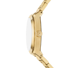 Load image into Gallery viewer, Everett Three-Hand Date Gold-Tone Stainless Steel Watch