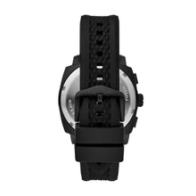 Load image into Gallery viewer, Machine Chronograph Black Silicone Watch