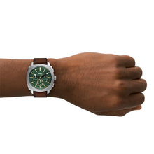 Load image into Gallery viewer, Machine Chronograph Brown Leather Watch
