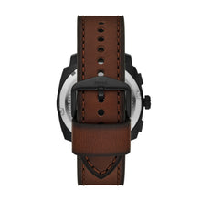 Load image into Gallery viewer, Machine Chronograph Brown Leather Watch