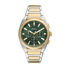 Load image into Gallery viewer, Everett Chronograph Two-Tone Stainless Steel Watch