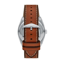Load image into Gallery viewer, Everett Three-Hand Date Brown Leather Watch