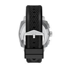 Load image into Gallery viewer, Machine Chronograph Black Silicone Watch