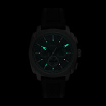Load image into Gallery viewer, Machine Chronograph Black Silicone Watch