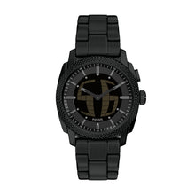 Load image into Gallery viewer, Machine Big Tic Black Stainless Steel Watch