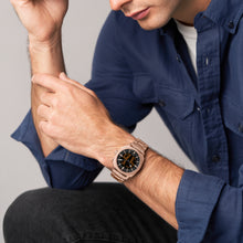 Load image into Gallery viewer, Machine Big Tic Rose Gold-Tone Stainless Steel Watch