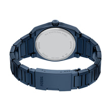 Load image into Gallery viewer, Everett Three-Hand Navy Stainless Steel Watch