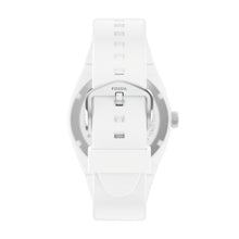 Load image into Gallery viewer, Everett Three-Hand White Silicone Watch