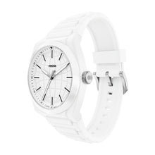 Load image into Gallery viewer, Everett Three-Hand White Silicone Watch