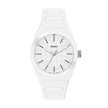 Load image into Gallery viewer, Everett Three-Hand White Silicone Watch