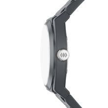 Load image into Gallery viewer, Everett Three-Hand Gray Silicone Watch