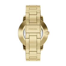 Load image into Gallery viewer, Minimalist Three-Hand Gold-Tone Stainless Steel Watch