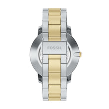 Load image into Gallery viewer, Minimalist Three-Hand Two-Tone Stainless Steel Watch