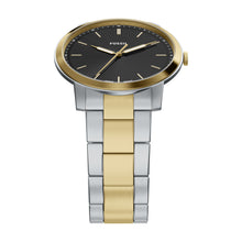Load image into Gallery viewer, Minimalist Three-Hand Two-Tone Stainless Steel Watch