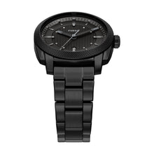 Load image into Gallery viewer, Machine 41mm Three-Hand Date Black Stainless Steel Watch
