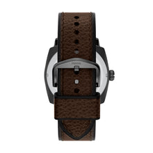 Load image into Gallery viewer, Machine 41mm Three-Hand Date Brown Leather Watch