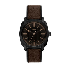 Load image into Gallery viewer, Machine 41mm Three-Hand Date Brown Leather Watch