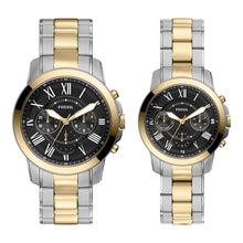 Load image into Gallery viewer, Grant Chronograph Two-Tone Stainless Steel Watch Set
