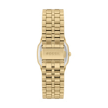 Load image into Gallery viewer, Harlow 33mm Three-Hand Gold-Tone Stainless Steel Watch