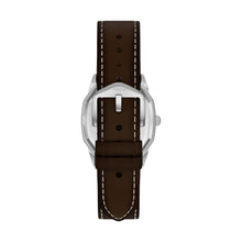 Load image into Gallery viewer, Harlow 33mm Three-Hand Brown Leather Watch