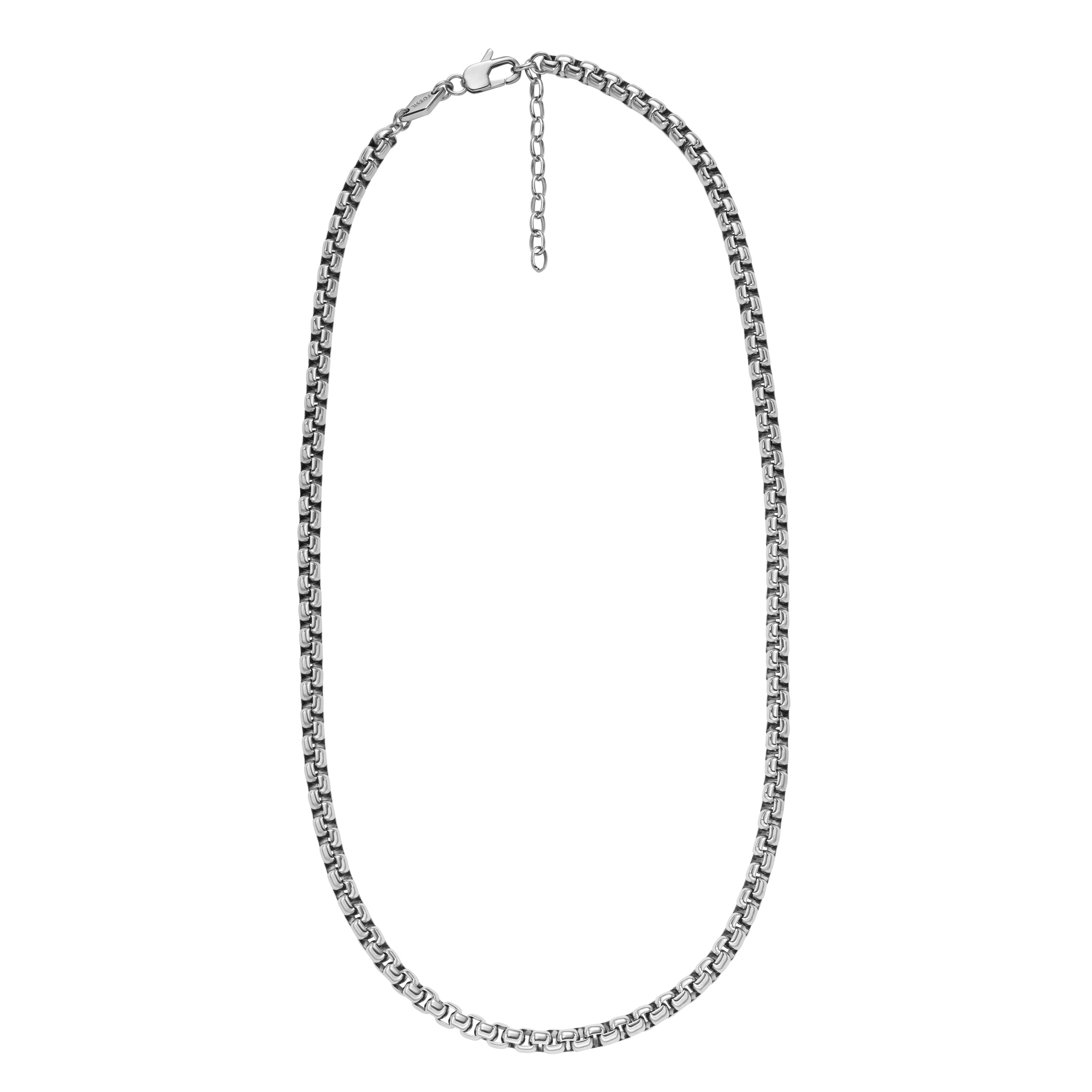 All Stacked Up Stainless Steel Chain Necklace – Fossil Singapore