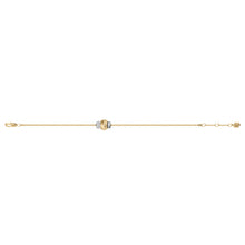 Load image into Gallery viewer, Harlow Rondelles Two-Tone Stainless Steel Station Bracelet