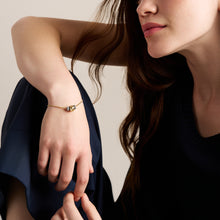 Load image into Gallery viewer, Harlow Rondelles Two-Tone Stainless Steel Station Bracelet