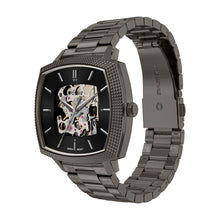 Load image into Gallery viewer, Nick Jonas x Fossil Machine Luxe Automatic Gunmetal Stainless Steel Watch