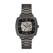 Load image into Gallery viewer, Nick Jonas x Fossil Machine Luxe Automatic Gunmetal Stainless Steel Watch