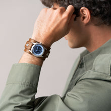 Load image into Gallery viewer, Y2K Big Tic Brown Leather Watch