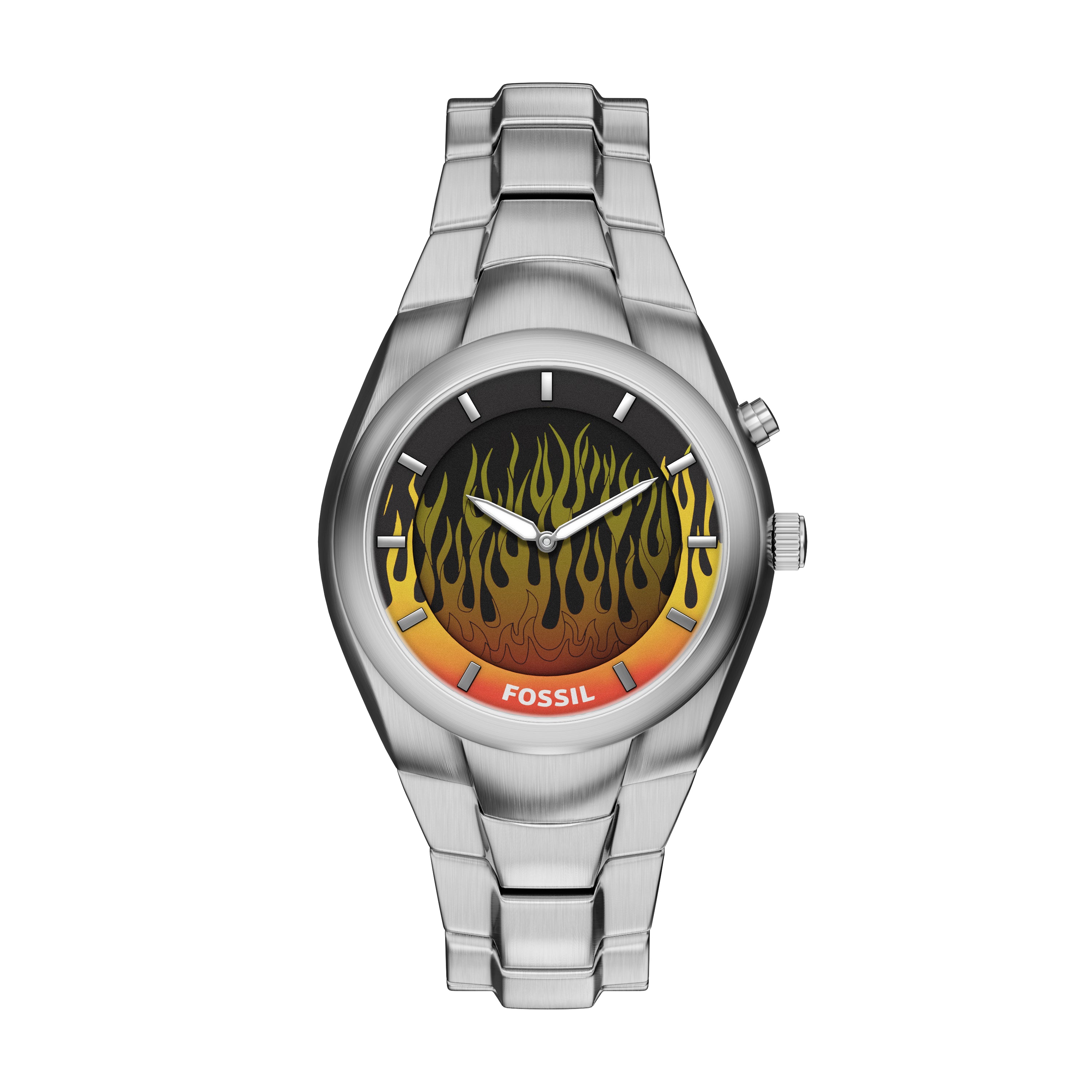 Y2K Big Tic Stainless Steel Watch – Fossil Singapore
