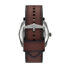 Load image into Gallery viewer, Machine Automatic Brown LiteHide™ Leather Watch