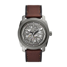 Load image into Gallery viewer, Machine Automatic Brown LiteHide™ Leather Watch