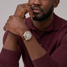 Load image into Gallery viewer, Townsman Automatic Brown Leather Watch