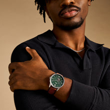Load image into Gallery viewer, Townsman Multifunction Brown Leather Watch - Fossil Singapore