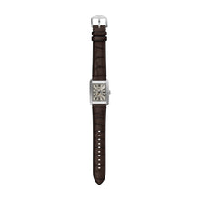 Load image into Gallery viewer, Carraway Automatic Brown Croco Leather Watch