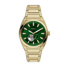 Load image into Gallery viewer, Everett Automatic Gold-Tone Stainless Steel Watch