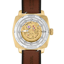 Load image into Gallery viewer, Machine Automatic Brown Leather Watch