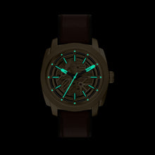Load image into Gallery viewer, Machine Automatic Brown Leather Watch
